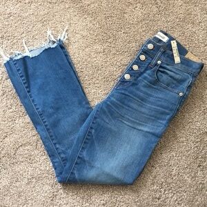 Madewell Cali Demi-Boot Jeans used  size 27